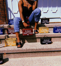 Load image into Gallery viewer, “Please Don’t Touch” vanity bag
